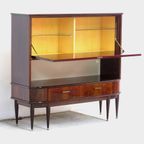 Vintage Art Deco Secretaire Barkast Dressoir In Palissander, 1920-30s thumbnail 5