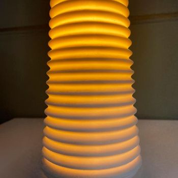 Vintage Ikea Cone Lamp Kegel Wit Porselein Bista
