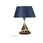 Messing Zeilboot Tafellamp Maritieme Lamp Hollywood Regency thumbnail 9