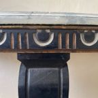 Side Table Console Tafel Muurtafel Half Rond 19e Eeuws Frans thumbnail 7