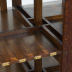 Geweldige En Unieke Grote Antieke Engelse Eikenhouten Bibliotheek Boekenmolen thumbnail 11