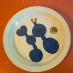 Blue Abstract Mid Century Pie Dish Lookout Mountain Pottery Bowls By Iron Mountain thumbnail 8