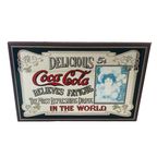 Vintage Coca Cola Spiegel Art Nouveau thumbnail 5