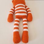Retro Oranje Gebreide Kat Poes thumbnail 6