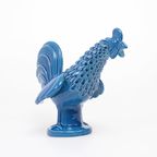 Behrend Firenze Aardewerken Blauwe Haan, 1960S thumbnail 4