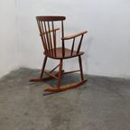 Vintage Scandinavian Modern Rocking Chair, 1960S thumbnail 5