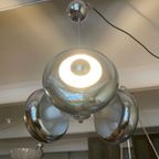 Lamp Jaren 70 Space Age Spoetnik Verchroomd Frans thumbnail 15