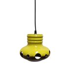 Keramiek Lamp In Geel Herda, Jaren '60/'70. thumbnail 5