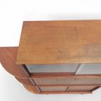 Vintage Vitrine, Secretaire Kast, Mahonie thumbnail 8