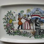Serveer Schaaltje Porselein Van Kon. Goede Waagen Uit Gouda, 1963. thumbnail 9