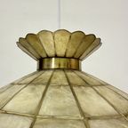 Vintage Mother Of Pearl Hanging Lamp 1970S thumbnail 8