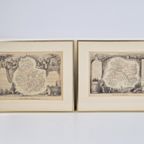 Set Levasseur Wijnkaart La Marne & Cote D'or Ets Lijst 1852 thumbnail 3