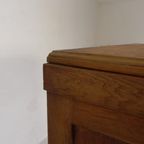 Eiken Rolluikkast Met 2 Luiken, 180 Cm Hoog, Jaren 30 thumbnail 24