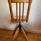 Vintage Bureaustoel Draaistoel Frans thumbnail 7
