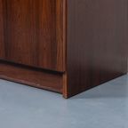 1970’S Danish Walnut Veneer Cabinet / Boekenkast / Buffetkast / Kast thumbnail 8