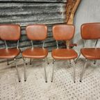 Set Retro Stoelen Frans Design 60S 4 Stuks thumbnail 16