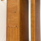 Zweedse Vintage Teak Fineren Boekenkast thumbnail 14