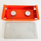 Vintage Rechaud Brabantia Warmhoudplaat Oranje 1970’s thumbnail 6