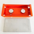 Vintage Rechaud Brabantia Warmhoudplaat Oranje 1970’S thumbnail 6