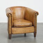 Stijlvolle Schapenleren Clubfauteuil Met Een Tijdloos Design Van Nico Van Oorschot thumbnail 11