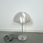 Zilverkleurige Tafel Bollamp Vintage Tafellamp thumbnail 9