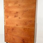 Scandinavisch Vintage Teak Fineren Secretaire thumbnail 7