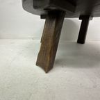 Brutalist Solid Wooden Coffee Table , 1970’S thumbnail 18