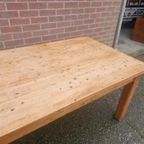 Robuuste Grenen Landelijke Tafel Vintage thumbnail 4