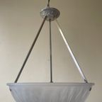 Lamp Schaallamp Hanglamp Model Artisjok Art Deco 1930 Frans thumbnail 3