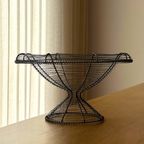 Vintage French Wire Pedestal Bowl thumbnail 2