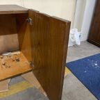 Vintage Hangende Muurkast / Wandkast In Hout thumbnail 16