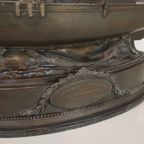 Zeldzaam Messing Zeilschip – Gesigneerd En Gemaakt In 1912 thumbnail 3