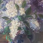 Anne Maillart "bloemenstilleven". 20ste Eeuw. thumbnail 2