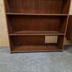 Grote Boekenkast Vintage Boekenkast Teakfineer Wandkast Kast thumbnail 8