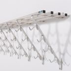 Industrial Wall Coat Rack-hanger / Kapstok, 1980’s Netherlands thumbnail 7
