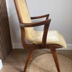 Vintage Design Stoel Met Velours Bekleding thumbnail 13