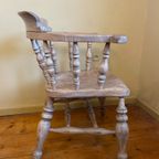 Engelse Countryhouse Bureaustoel Stoel 19e Eeuws thumbnail 2