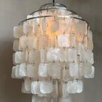 Echte Vintage Schelpen Capiz Hanglamp Lamp Parelmoer thumbnail 6