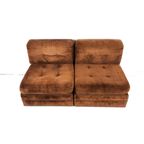 2X Vintage Fauteuil / Modulaire Bank thumbnail 7