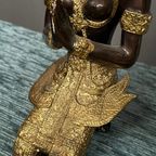 Paar Thaise Boeddha Beeldjes. thumbnail 6