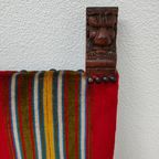 Antieke Vintage Franse Eikenhouten Bank, Halbank Eetkamerbank thumbnail 14