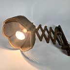 Schaarlamp - Harmonicalamp - Teak - Wandlamp - 60'S thumbnail 7