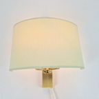 10 Stuks Vintage Baulmann Wandlamp Messing Regency ’70 Goud thumbnail 13
