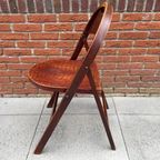 Thonet Cosmos B751 Klapstoel. Zeldzaam Krokodillenreliëf. thumbnail 5