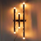 Tede Light Wandlamp Met 3 Chromen Cilinders, Jaren 70 thumbnail 2