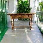 Vintage Houten Bijzettafel / Consoletafel / Sidetable thumbnail 18