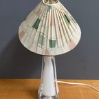 White Murano Glass Table Lamp, 1960S thumbnail 2