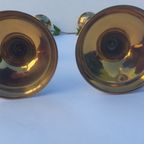 Vintage Kaarsenhouders 25 Cm.koper | Kerst thumbnail 8