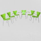 Serie 7 3207 Stoelen Van Arne Jacobsen Voor Fritz Hansen thumbnail 3