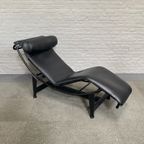 Lc4 Chaise - Black On Black - Cassina Jaren 80 - Le Corbusier, Pierre Jeanneret & Charlotte Perriand thumbnail 5